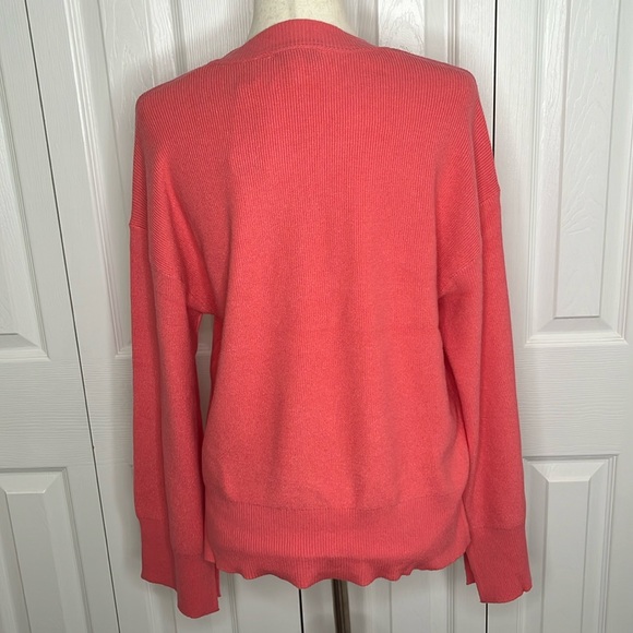 AND NOW THIS STRIPED CREWNECK SPLIT CUFF SWEATER, NWT - Picture 3 of 9